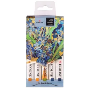 Talens Ecoline Brush Pens 5pk - Van Gogh Museum Edition