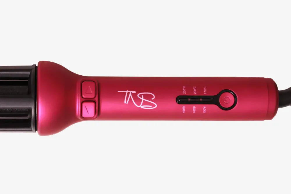 TNS Automatic Curler - Maroon/Pink